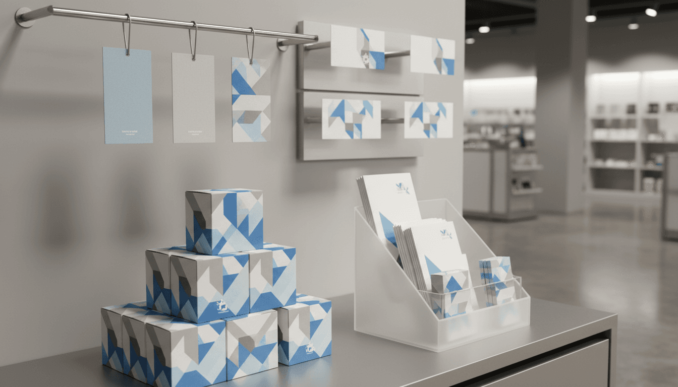 Custom printed retail packaging, POS displays, and product labels