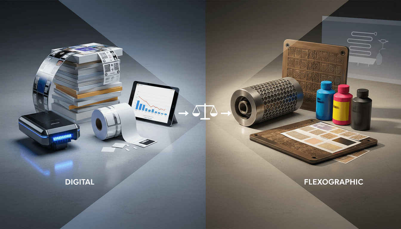 Digital vs Flexographic Label Printing Cost Comparison: A 2026 Implementation Guide