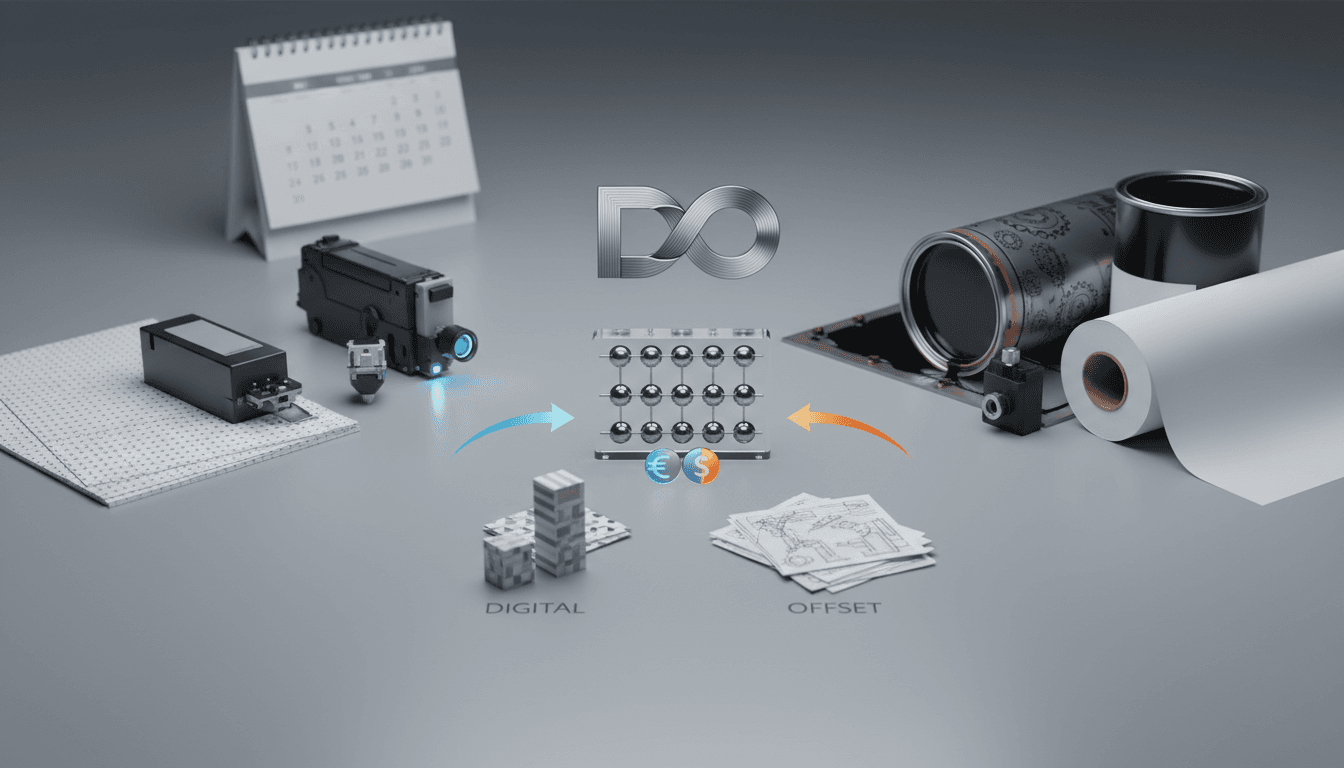 Digital vs Offset Printing Cost Per Unit: A 2026 Decision Framework